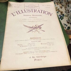 Vintage 1918 French Magazine